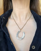 LARGE VICTORIAN SILVER HORSESHOE PENDANT