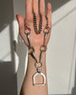 VINTAGE SILVER HORSE BIT & STIRRUP NECKLACE