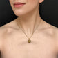 VICTORIAN ENAMELLED 18CT GOLD SPHERE PENDANT
