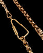 VINTAGE 18CT GOLD CARABINER CONNECTOR