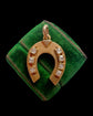 VICTORIAN DIAMOND & 15CT GOLD HORSESHOE PENDANT