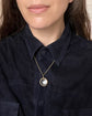 VICTORIAN ROCK CRYSTAL & 15CT GOLD POOL OF LIGHT SPHERE PENDANT