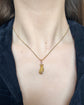 EARLY 19TH CENTURY 15CT GOLD HAND PENDANT