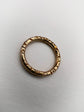 GEORGIAN 15CT GOLD CHASED SPLIT RING