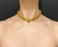 GEORGIAN WOVEN HIGH CARAT GOLD CHAIN NECKLACE