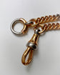 ANTIQUE 18CT GOLD & PLATINUM BI-COLOUR CURB CHAIN