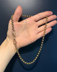 SUPERSIZED ANTIQUE 9CT GOLD LOCKING DOGCLIP