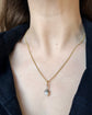 VICTORIAN DIAMOND & PEARL ACORN PENDANT