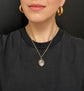 VICTORIAN 15CT GOLD & CRYSTAL LOCKET