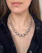 VICTORIAN CHUNKY SILVER BEAD CHAIN