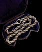 ANTIQUE CHUNKY SILVER ROPE TWIST CHAIN