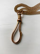 VICTORIAN 15CT GOLD LATGE SNAKE DOG CLIP