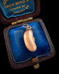ANTIQUE 9CT GOLD MINI LUCKY BEAN PENDANT