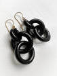 VICTORIAN JET CHAIN EARRINGS