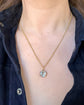 GEORGIAN FACETED ROCK CRYSTAL SOLITAIRE PENDANT