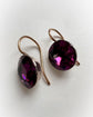 VICTORIAN PURPLE PASTE EARRINGS