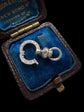 ANTIQUE DIAMOND & PLATINUM TWIST DOG CLIP