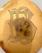 VICTORIAN HUGE 15CT GOLD ‘EB’ LOCKET