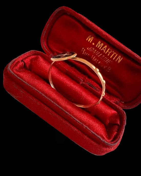 EARLY 19TH CENTURY FRENCH ROSARY RING