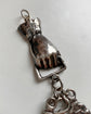 VINTAGE SILVER HAND & KEYS PENDANT