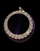 ANTIQUE DIAMOND & 14CT GOLD CIRCLE PENDANT