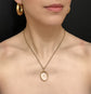 VICTORIAN 15CT GOLD & CRYSTAL LOCKET