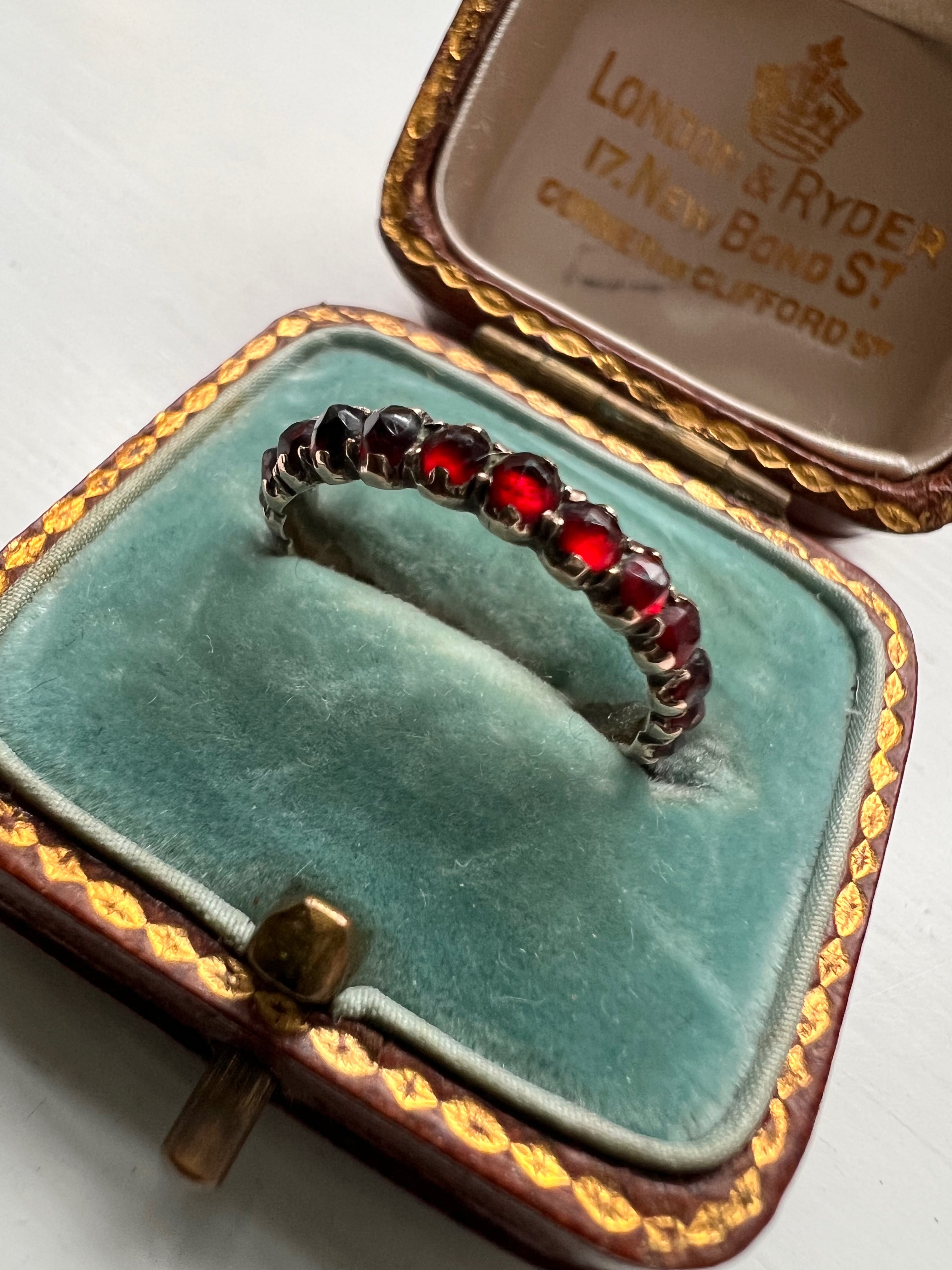 Antique Victorian Bohemian Garnet Ring – Boylerpf