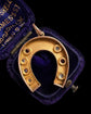LARGE VICTORIAN RUBY & DIAMOND HORSESHOE PENDANT