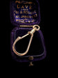 VICTORIAN LARGE 9CT GOLD SNAKE DOG CLIP