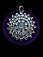 VICTORIAN VAUXHALL GLASS STAR PENDANT