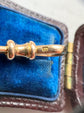 VICTORIAN 15CT GOLD DOUBLE DOG CLIP