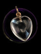 VICTORIAN ROCK CRYSTAL HEART PENDANT