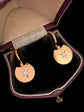 ANTIQUE DIAMOND & 15CT GOLD HORSESHOE EARRINGS
