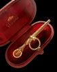 VICTORIAN 15CT GOLD HORSE LEG PENDANT