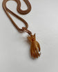 EARLY 19TH CENTURY 15CT GOLD HAND PENDANT
