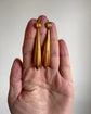 GEORGIAN HIGH CARAT GOLD TORPEDO EARRINGS
