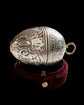 ANTIQUE SILVER EGG PENDANT