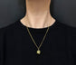 VICTORIAN ENAMELLED 18CT GOLD SPHERE PENDANT