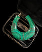 VICTORIAN MALACHITE HORSESHOE PENDANT