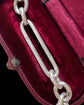 ANTIQUE SILVER PAPERCLIP ALBERT CHAIN WITH T-BAR