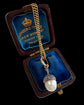 VICTORIAN DIAMOND & PEARL ACORN PENDANT