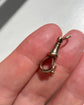ANTIQUE 9CT GOLD SNAKE DOG CLIP