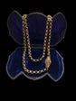 GEORGIAN HIGH CARAT GOLD STAR LINK CHAIN