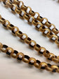 GEORGIAN 15CT GOLD STUDDED BELCHER CHAIN