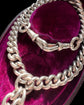 ANTIQUE SILVER CURB CHAIN WITH SLIDING T-BAR
