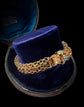 GEORGIAN 15CT BRACELET WIRH AN EXCEPTIONAL TURQUOISE SET CLASP