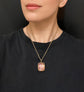 VICTORIAN TURQUOISE & AMETHYST VINAIGRETTE PENDANT