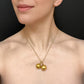VICTORIAN 18CT GOLD ORB LOCKET WITH CONCEALED SPINNER FOB