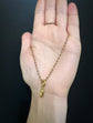 VICTORIAN 9CT DOGCLIP WITH ORIGINAL CHASED BAIL