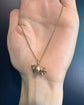 ANTIQUE 9CT GOLD PIG & ACORN PENDANT